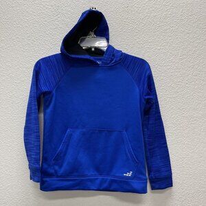 BCG Boys Small Royal Blue Hooded Pull Over Sweatshirt Hoodie